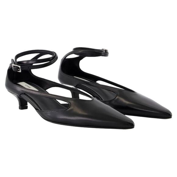 Toteme Pointed Toe Ankle Strap Heels Women black | black - Picture 2 of 2